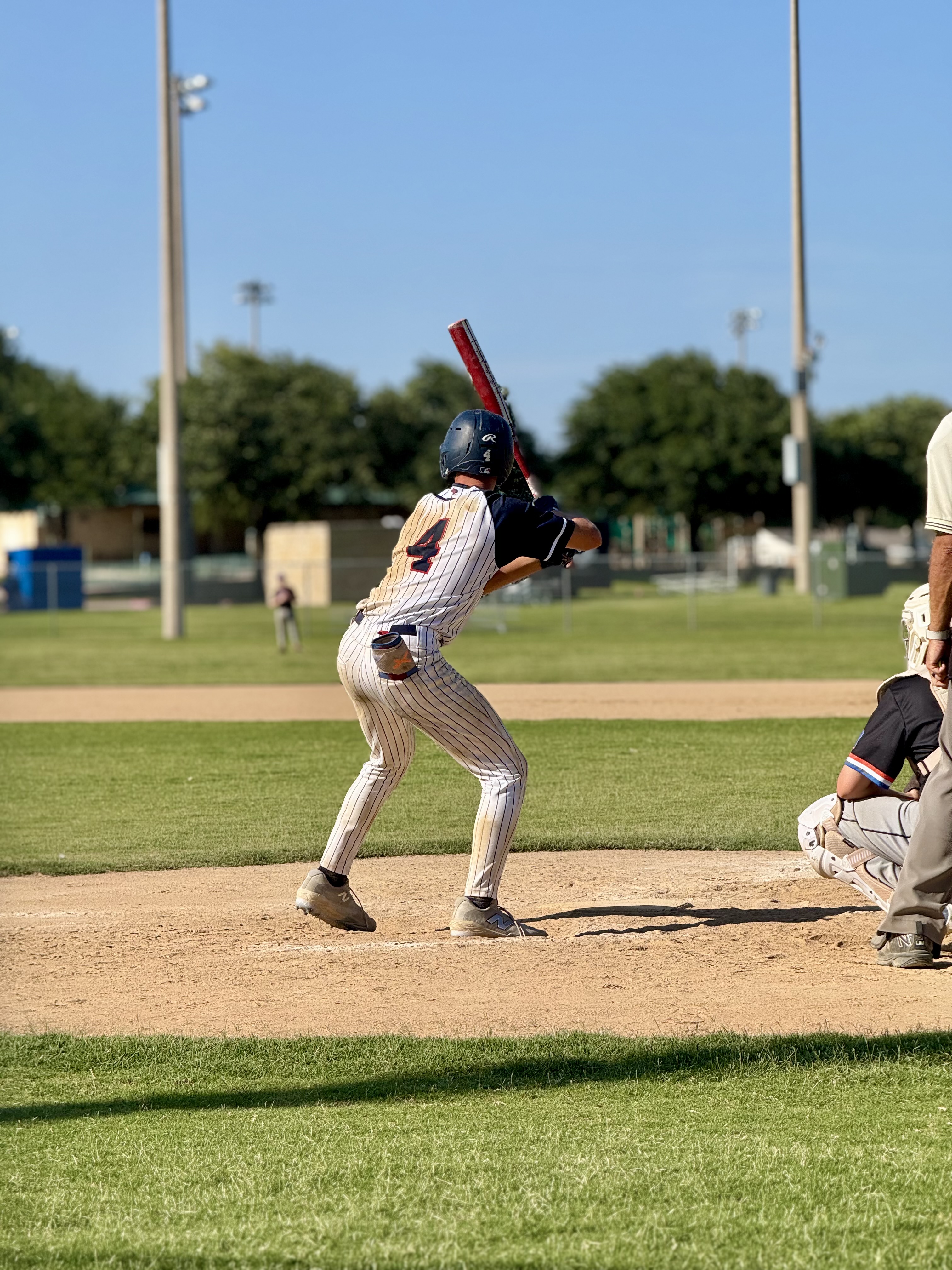 Carter Adkins batting stance