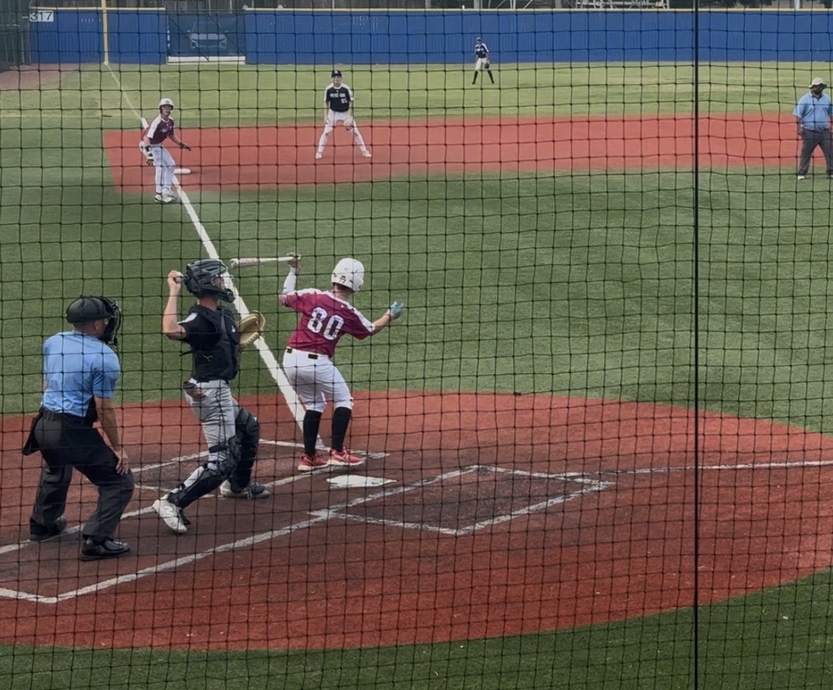 Carter Adkins catching in-game